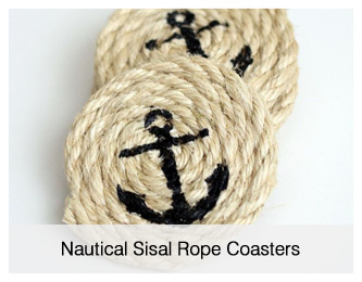 Nautical Sisal Rope Coasters