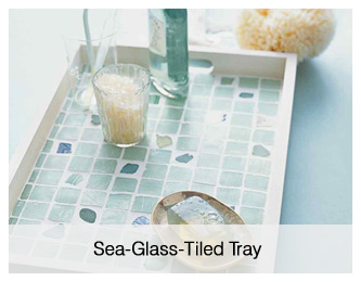 Sea-Glass Tiled Tray