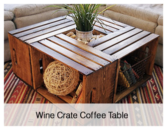 Wine Crate Coffee Table
