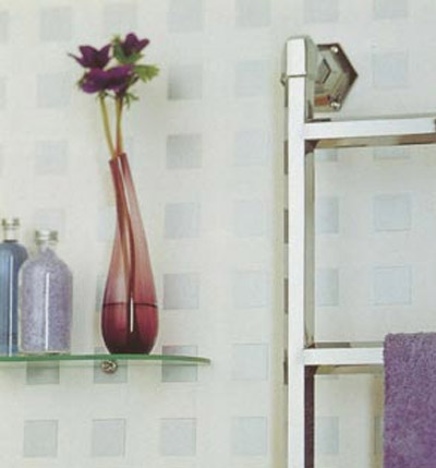 Bathroom wall stamps