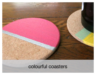colour coasters