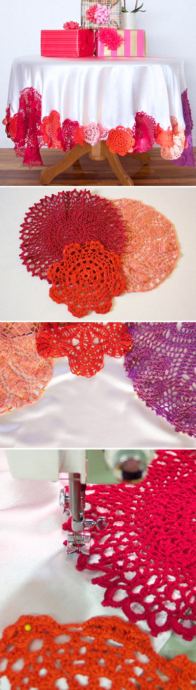 Crochet tablecloth