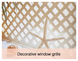 decorative window grille