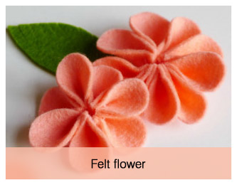 felt flower