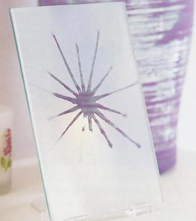 Frosted lantern