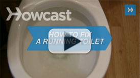 How to fix a running toilet