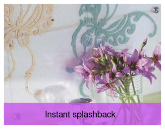 Instant splashback