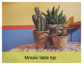 Mosaic table top