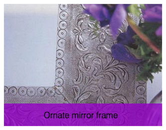 Ornate mirror frame
