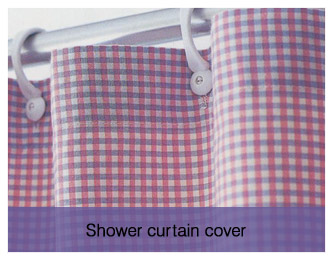 Shower curtain cover