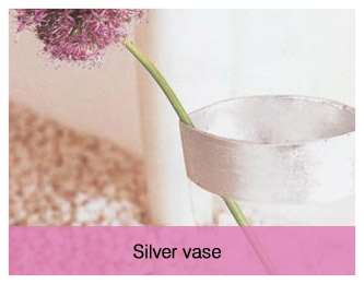 Silver vase