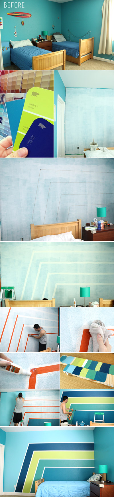 striped wall
