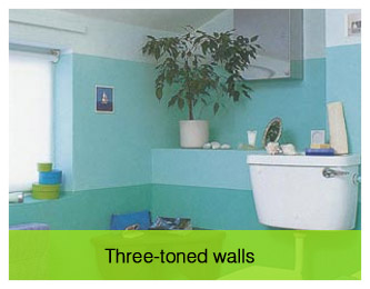 Three-toned walls