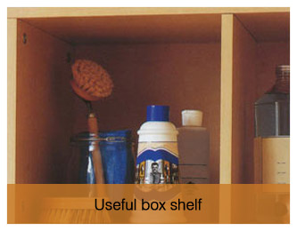 Useful box shelf