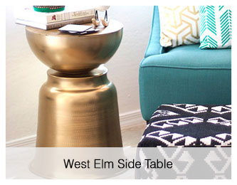 West elm side table