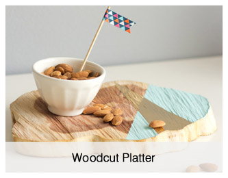 woodcut platter