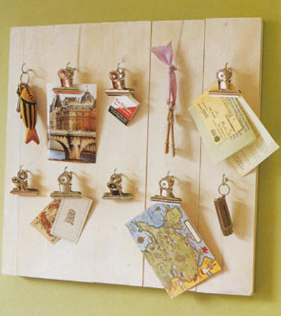 woodstrip memo board