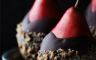 chocolate pears