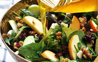 Apple Cranberry Walnut Salad