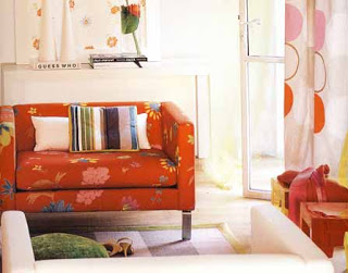 A joyful mix of colour and pattern.