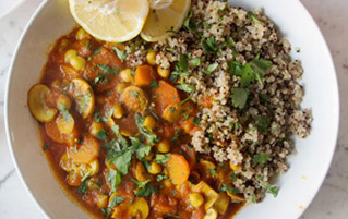 Mushroom Chickpea Stew