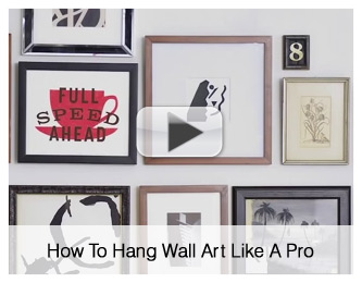How to hang wall art like a pro