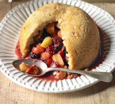 Baked Fruity Pudding