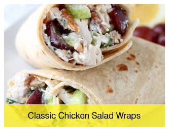 Classic Chicken Salad Wraps