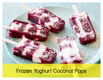 frozen yoghurt coconut pops