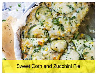 Sweet Corn and Zucchini Pie