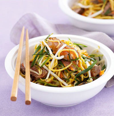 Asian Beef Noodles Salad