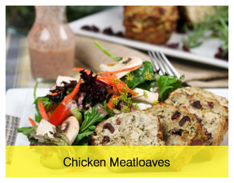 chicken meatloaves