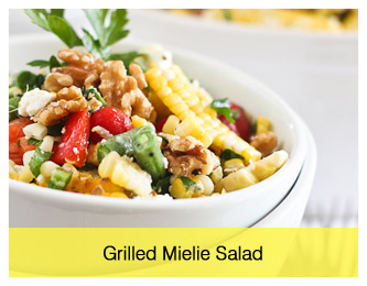 Grilled mielie salad