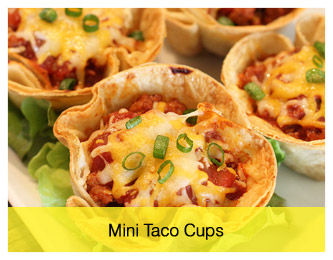 mini taco cups