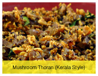 Mushroom thoran