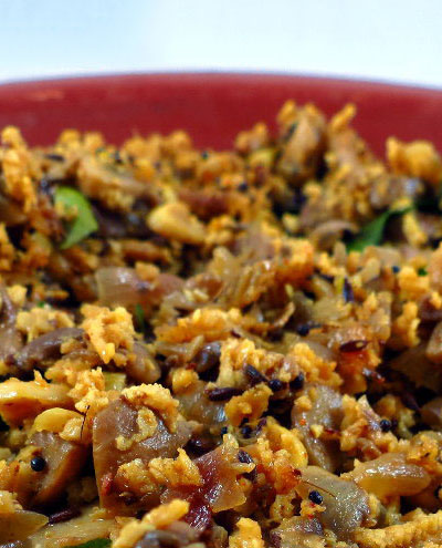 Mushroom Thoran (Kerala Style)