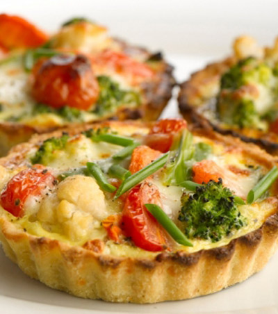 Smoky Vegetarian Quiche